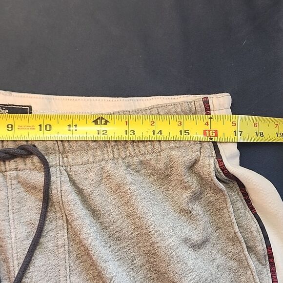 Abercrombie & Fitch Gray Blue Athletic Sweats Shorts Pockets Large - Picture 2 of 5